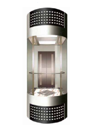 圆弧型观光电梯